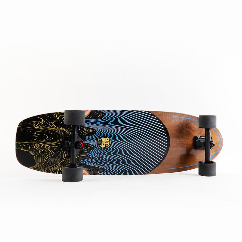 Longboard Surfskate Cutback Surfskates Dark Blue 34"