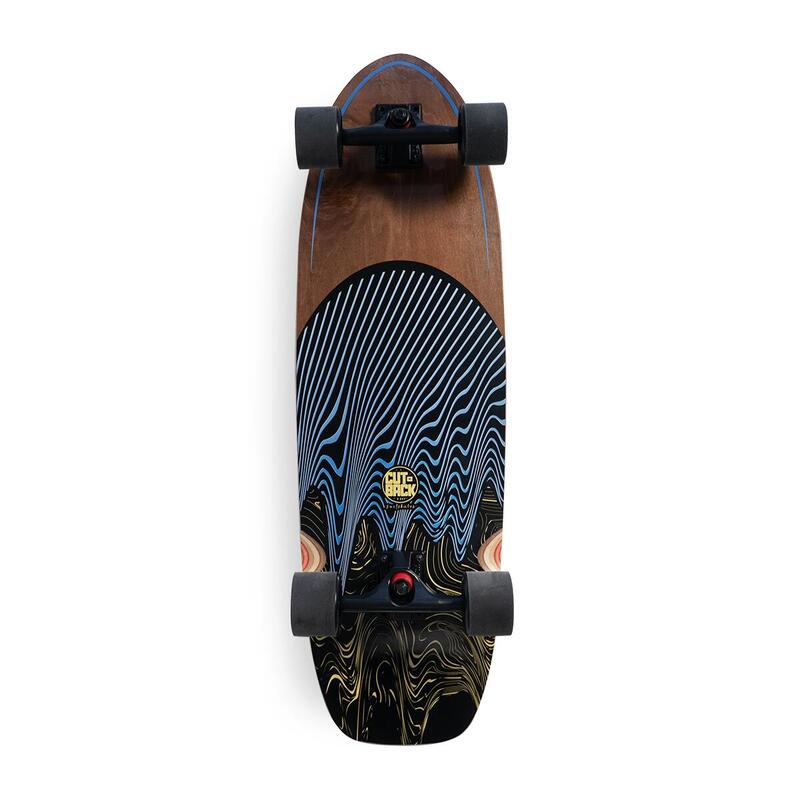 Longboard Surfskate Cutback Surfskates Dark Blue 34"