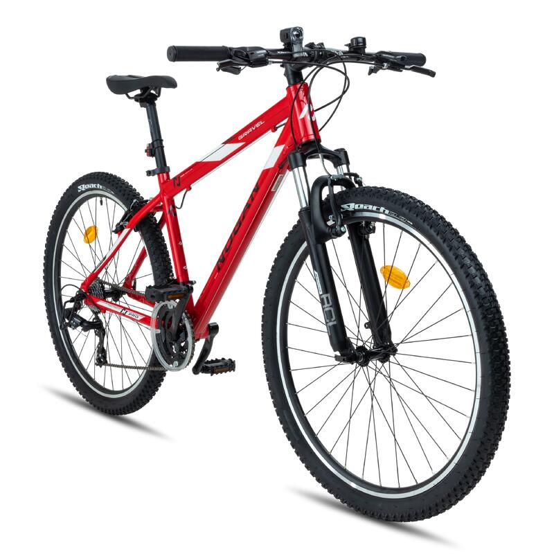 Nogan Gravel PRO Mountainbike - 27.5 inch - Medium - Signal Red