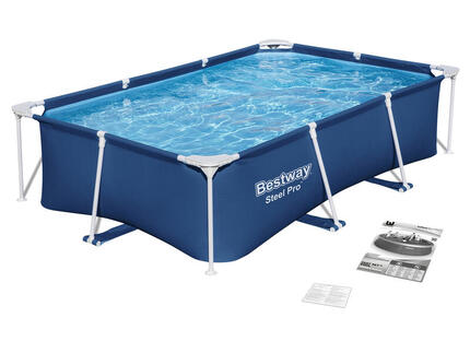 Bestway Piscine hors sol rectangulaire Steel Pro® 259 x 170 x 61 cm Bestway