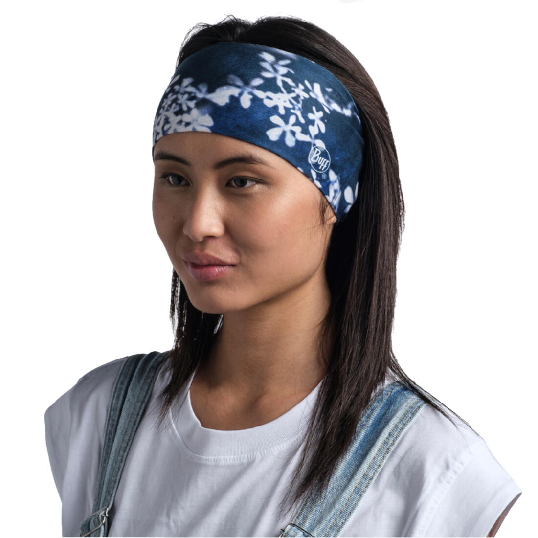 Opaska sportowa na głowę damska Buff CoolNet UV Ellipse Headband 3/6