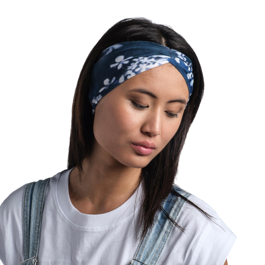 Opaska sportowa na głowę damska Buff CoolNet UV Ellipse Headband 4/6