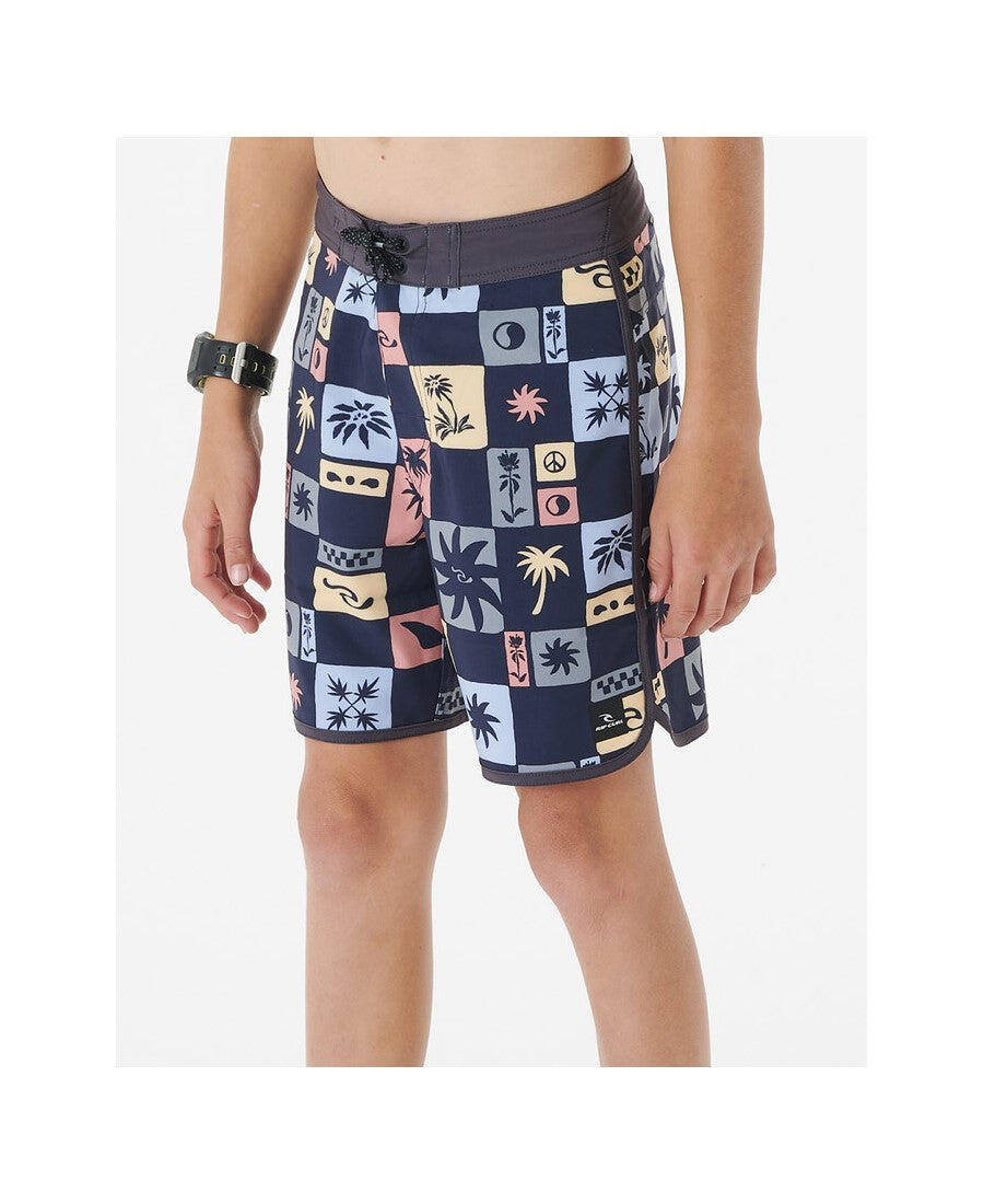 Spodenki surfingowe chłopięce Rip Curl Mirage Owen Swc -Boy czarny 3/6