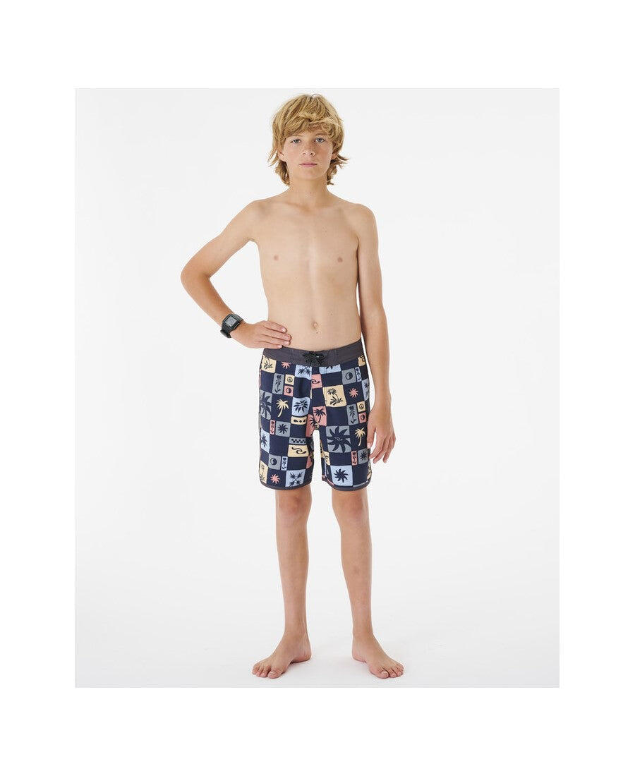 Spodenki surfingowe chłopięce Rip Curl Mirage Owen Swc -Boy czarny 4/6