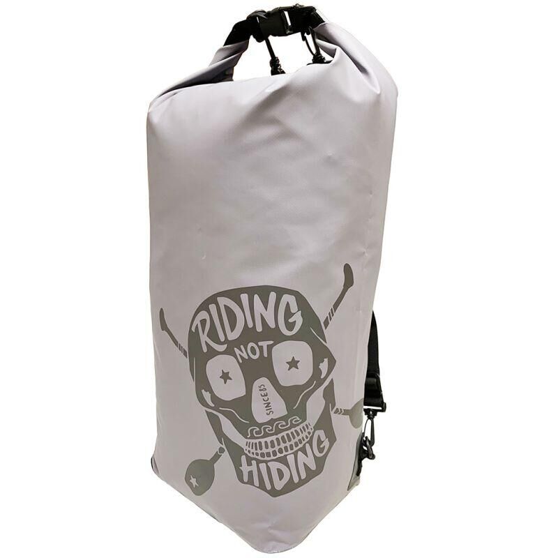 RIDING NOT HIDING WATERPROOF DRY BAG 35 L - GREY