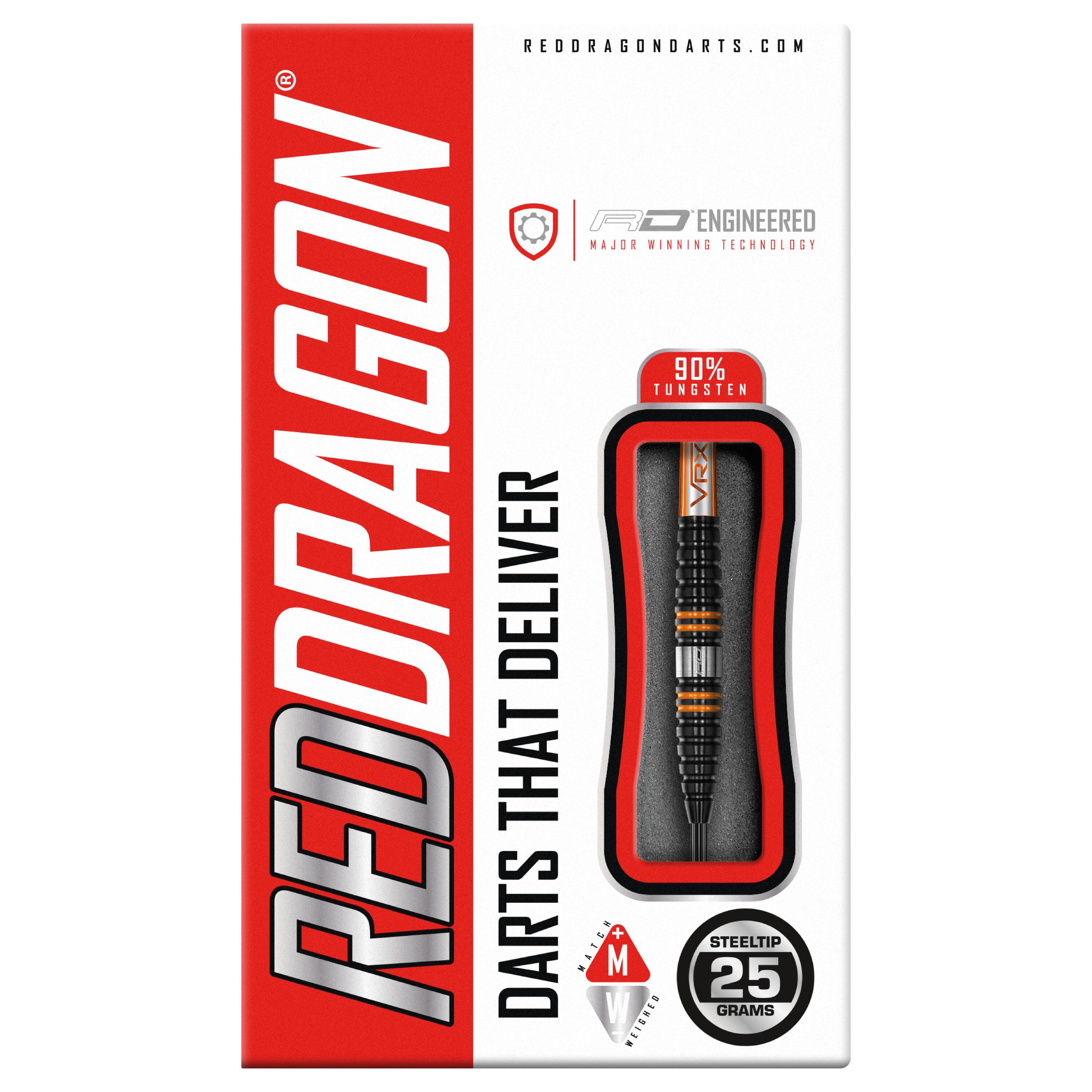 Amberjack Pro 2 25 Gram Premium Tungsten Darts Set with Flights & Stems 4/6