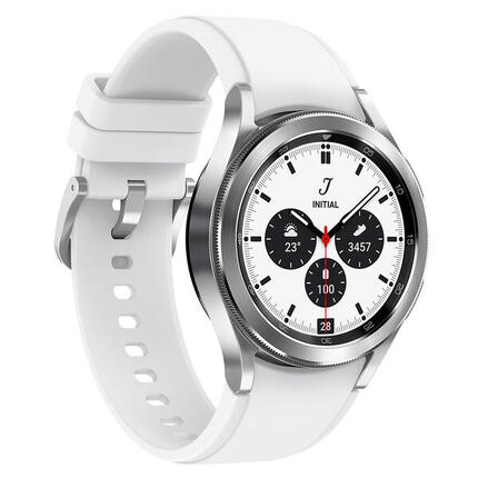 Reconditionné - Galaxy Watch 4 Classic 42mm Argent/Blanc 4G - excellent état