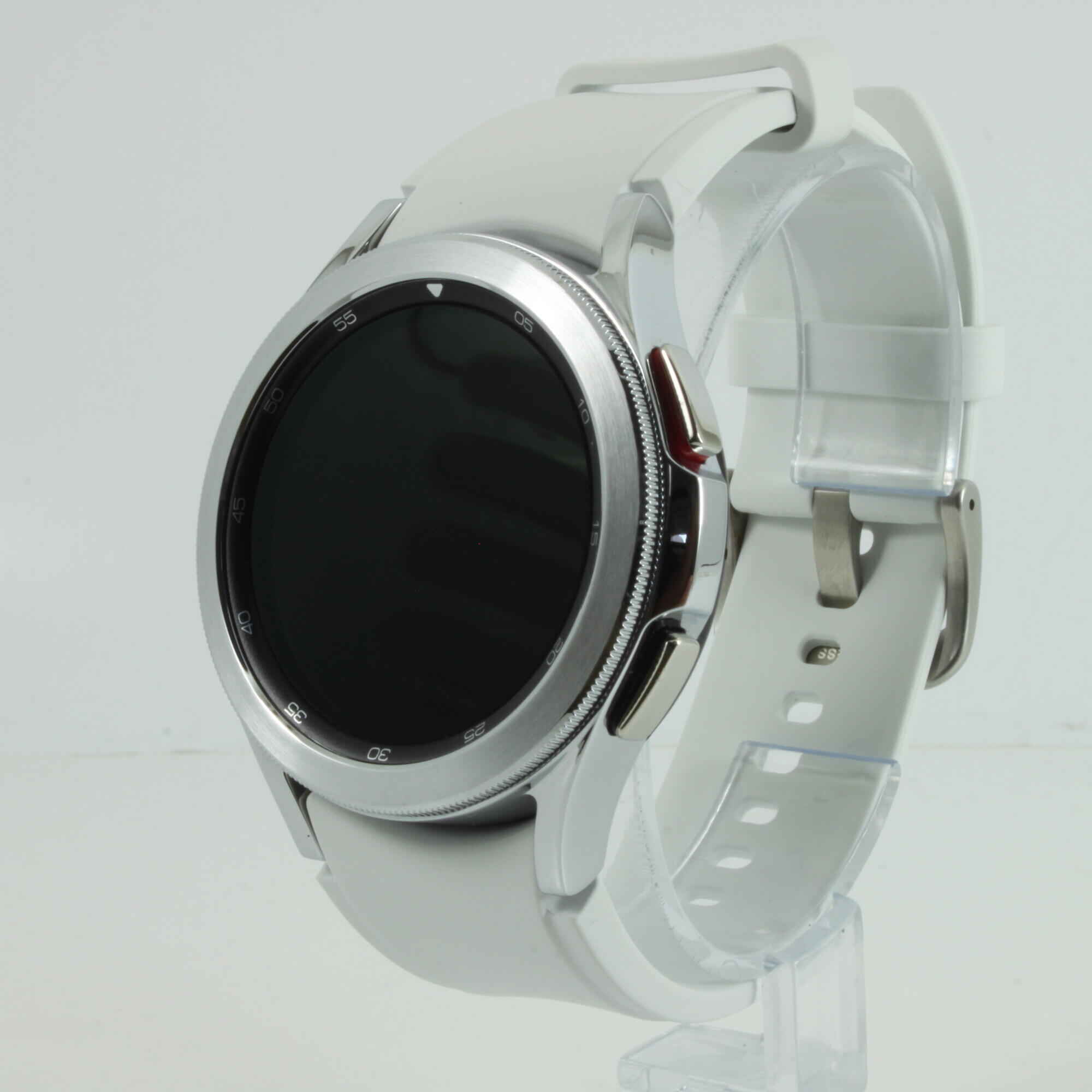 Reconditionné - Galaxy Watch 4 Classic 42mm Argent/Blanc 4G - excellent état 2/3