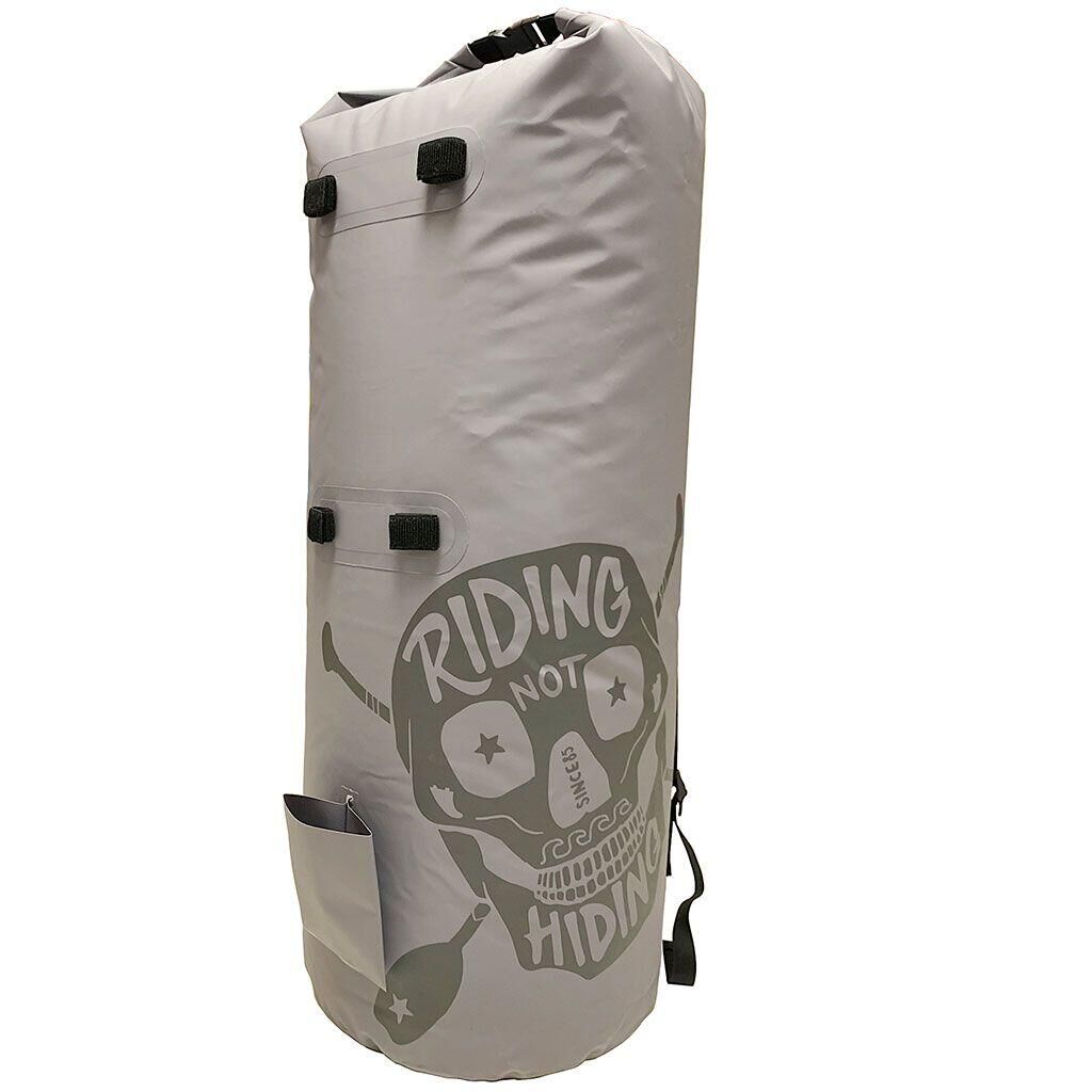 RIDING NOT HIDING WATERPROOF DRY BAG 110 L - GREY