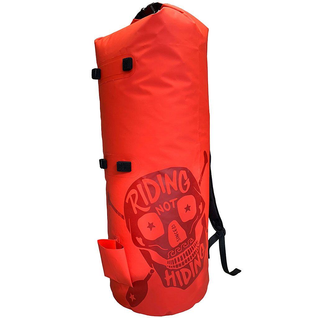 RIDING NOT HIDING WATERPROOF DRY BAG 110 L - RED