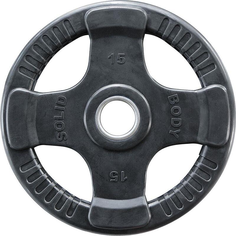 Body-Solid Olympische Rubber Halterschijf - 15 kg