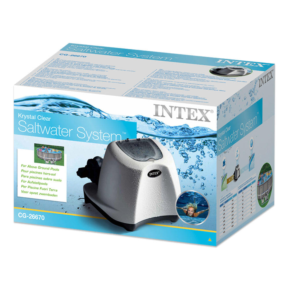 Sistema cloración salina E.C.O 12 gramos/hora INTEX 5/7