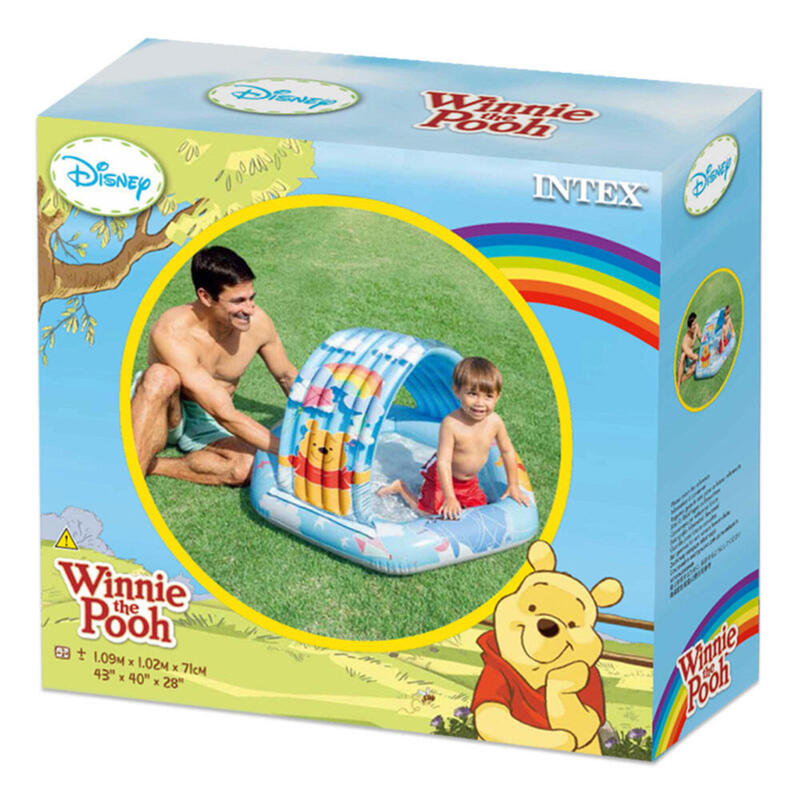 INTEX Piscine bébé Winnie l'ourson Multicolore 109x102x71 cm