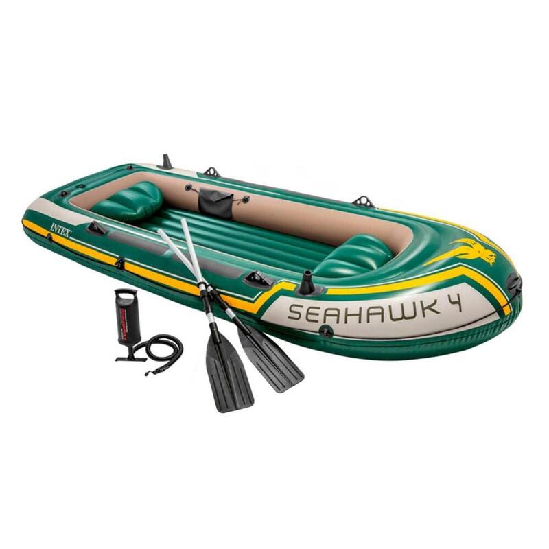 Barca hinchable Intex 4 remos 351x145x48 4plazas| kayak | Decathlon