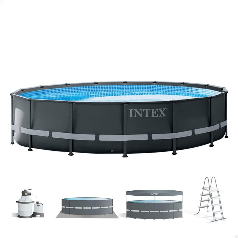 Piscina desmontable redonda INTEX Ultra XTR Frame 488x122 cm con depuradora