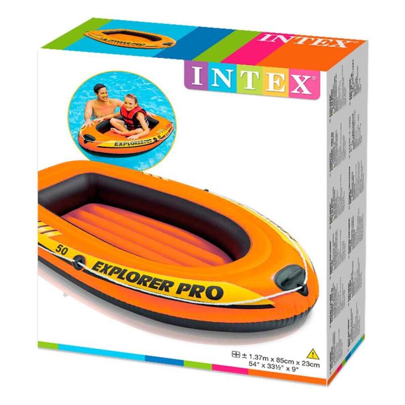 Barca hinchable Intex explorer para niños - 137x85x23 cm| 1plaza |Kayak mar