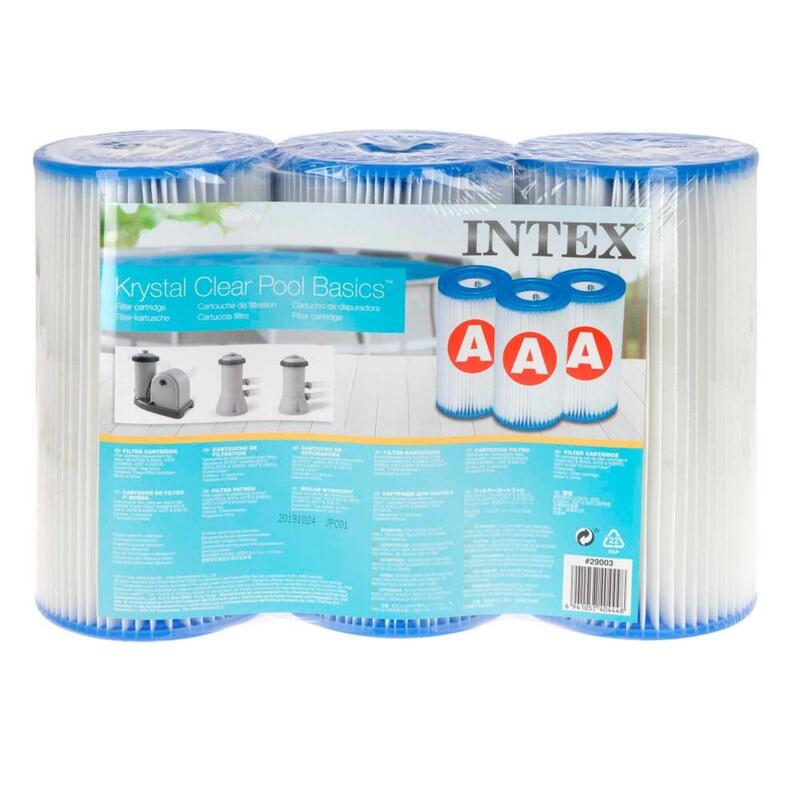 Intex 29003 - Cartuccia Modello A, 3 pezzi