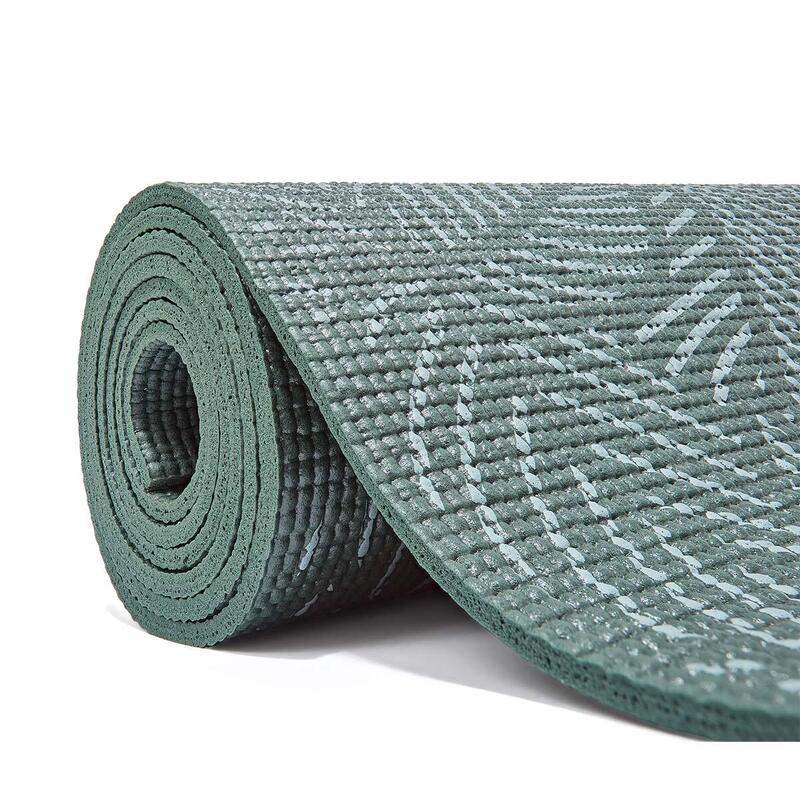 提繩印花瑜伽墊 - 綠色