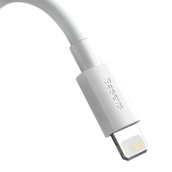 2. Kabel USB Baseus Simple Wisdom Lightning Apple iPhone 2.4A 150cm 2 sztuki 2/5
