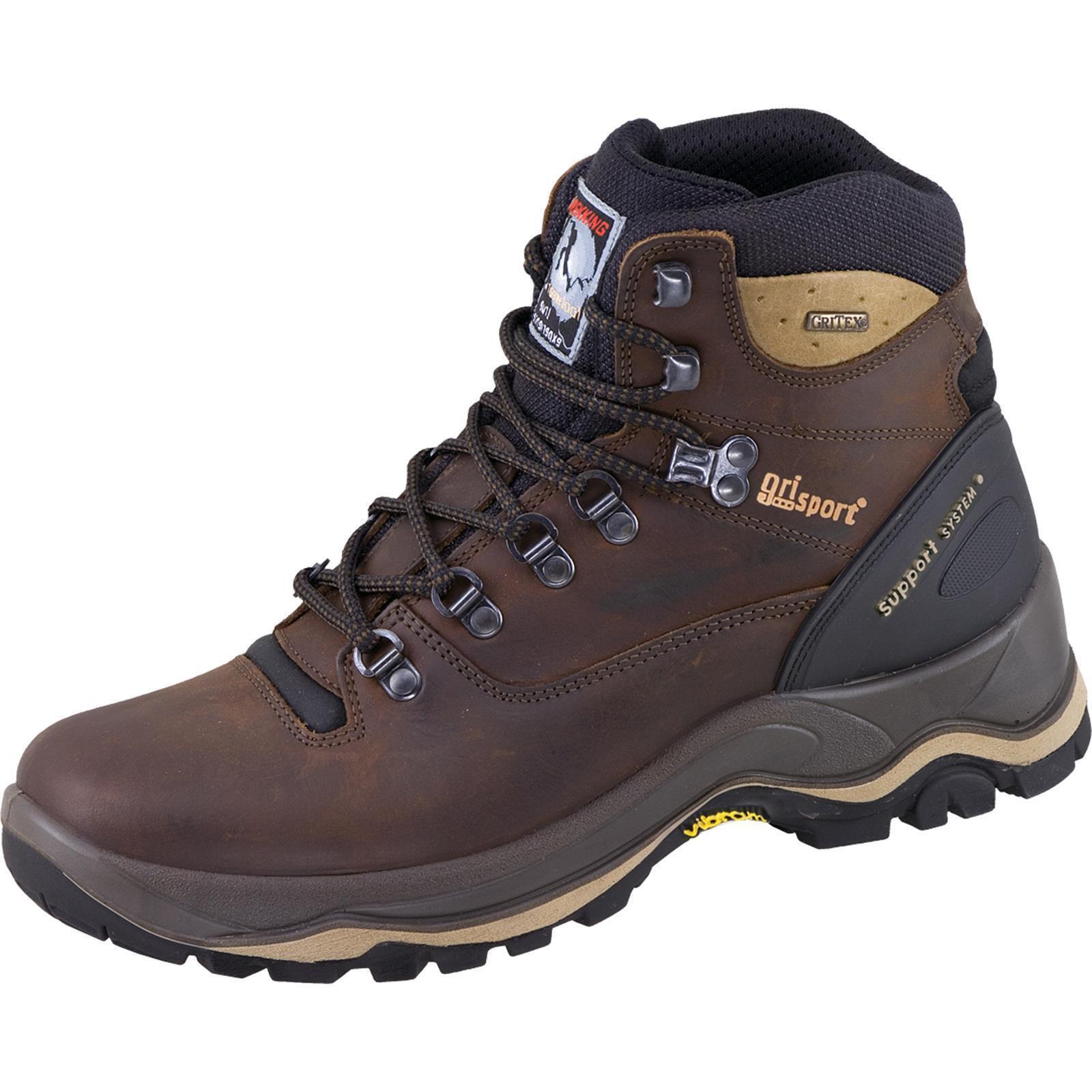 GRISPORT Schnürsstiefel d.braun GRITEX Gr. 45