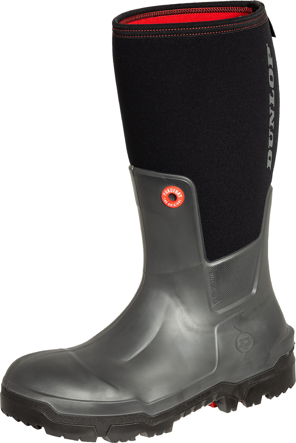 DUNLOP Dunlop Snugboot Pioneer Slip On Boot Black UK 10 Black
