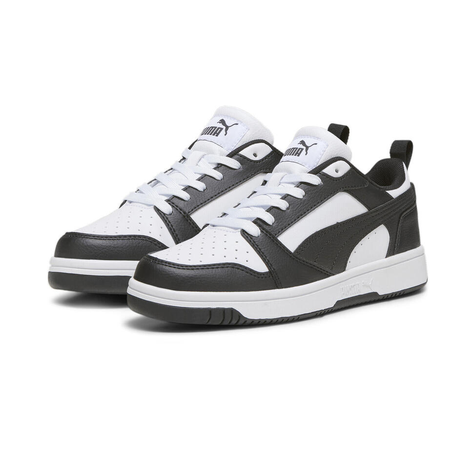 Młodzieżowe sneakersy Rebound V6 Lo PUMA White Black