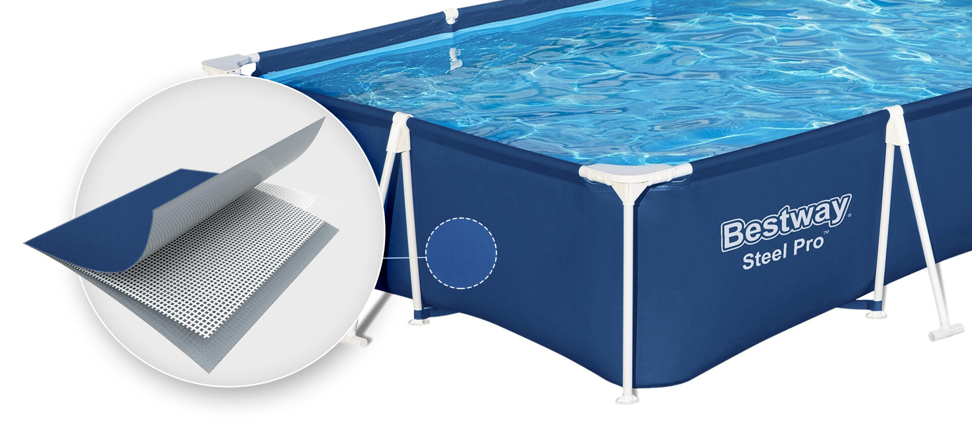 Piscina nuoto, Blu Scuro 3/6