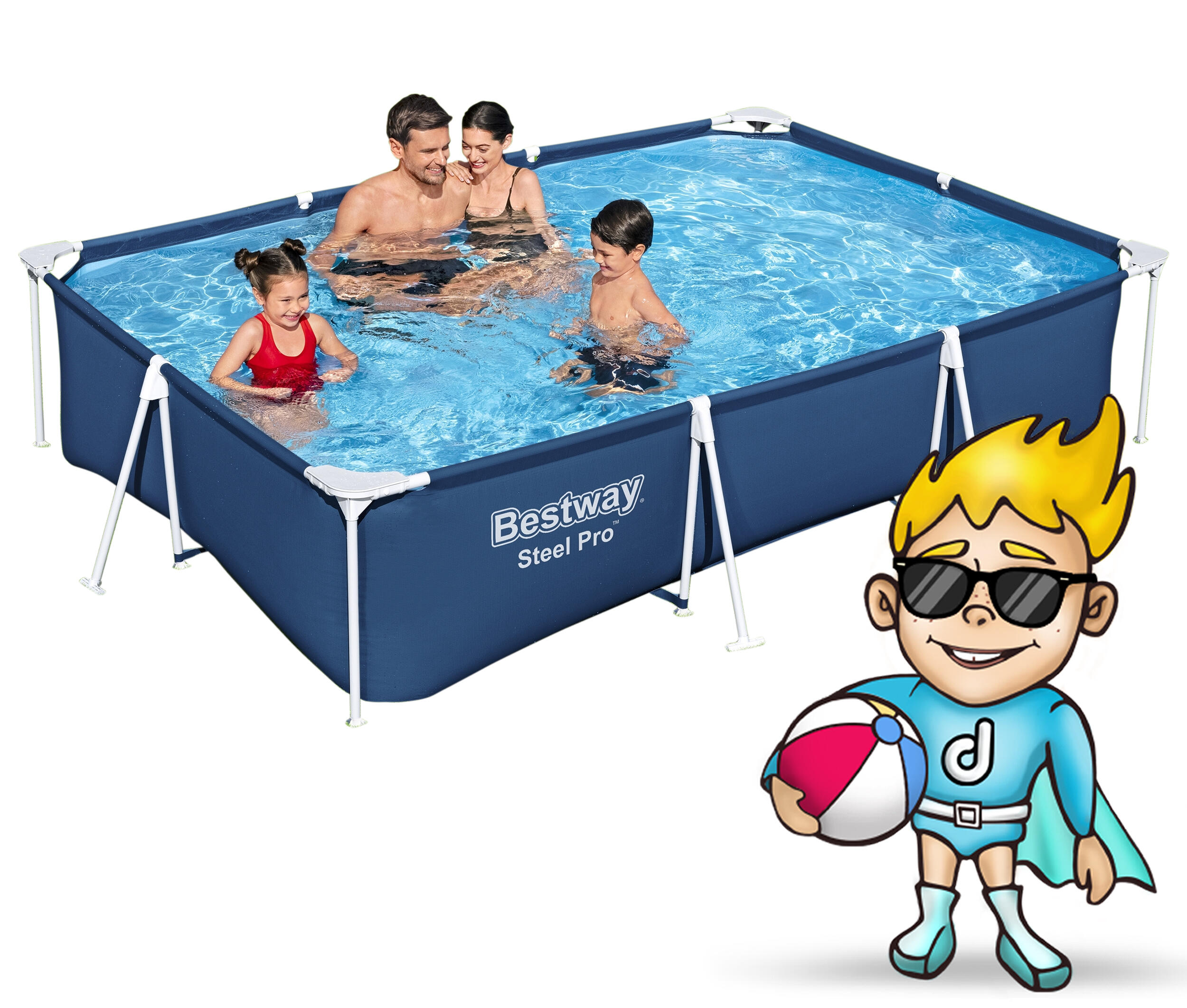 Piscina nuoto, Blu Scuro 2/6