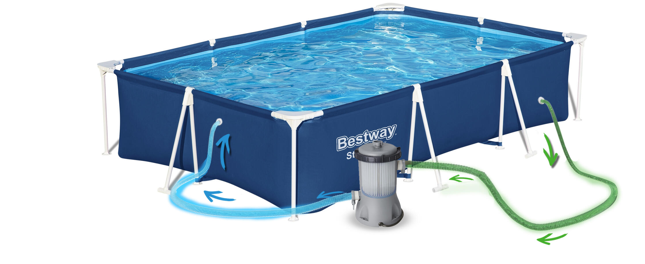 Piscina nuoto, Blu Scuro 4/6