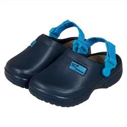 XQ | Sabots de jardin enfant | Marine Bleu | Taille 22/24 | Chaussures de jardin