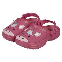 XQ | Sabots de jardin enfant | Licorne | Rose | Taille 19/21 | Chaussures de