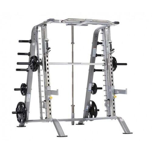 Smith machine half online rack combo