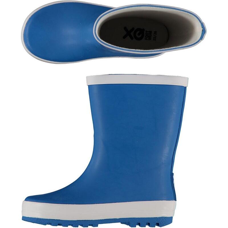 XQ | Bottes de pluie enfant | Caoutchouc | Cobalt Bleu | Taille 27/28 | Unisexe