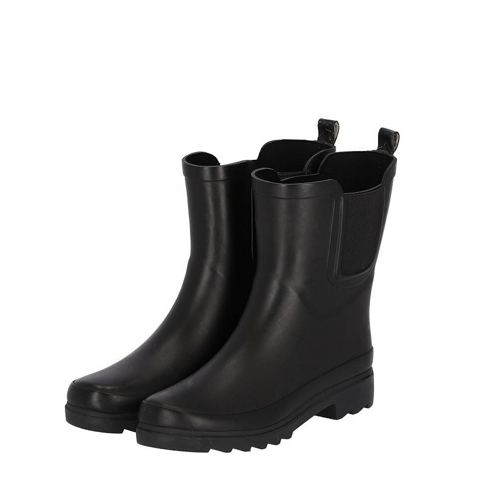 XQ Regenlaarzen Dames Chelsea Zwart Maat 39 Rubber XQ