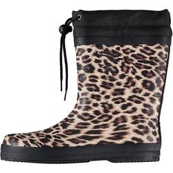 XQ | Bottes de pluie pour femmes | Marron | Imprime panthère | Taille 42 |