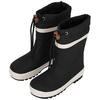 XQ | Bottes de pluie enfant | Doublure en polaire | Noir | Taille 27/28 | Bottes