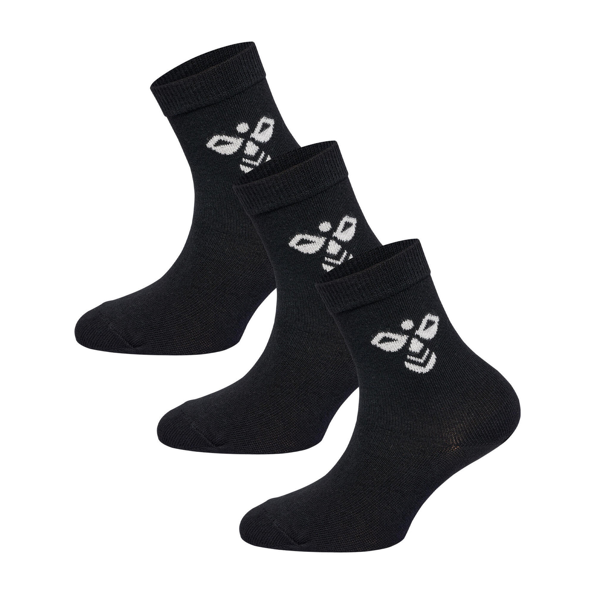 Hummel - Chaussettes Hautes Unisexe Enfant - Chaussettes - Noir - 39/42 - Decathlon