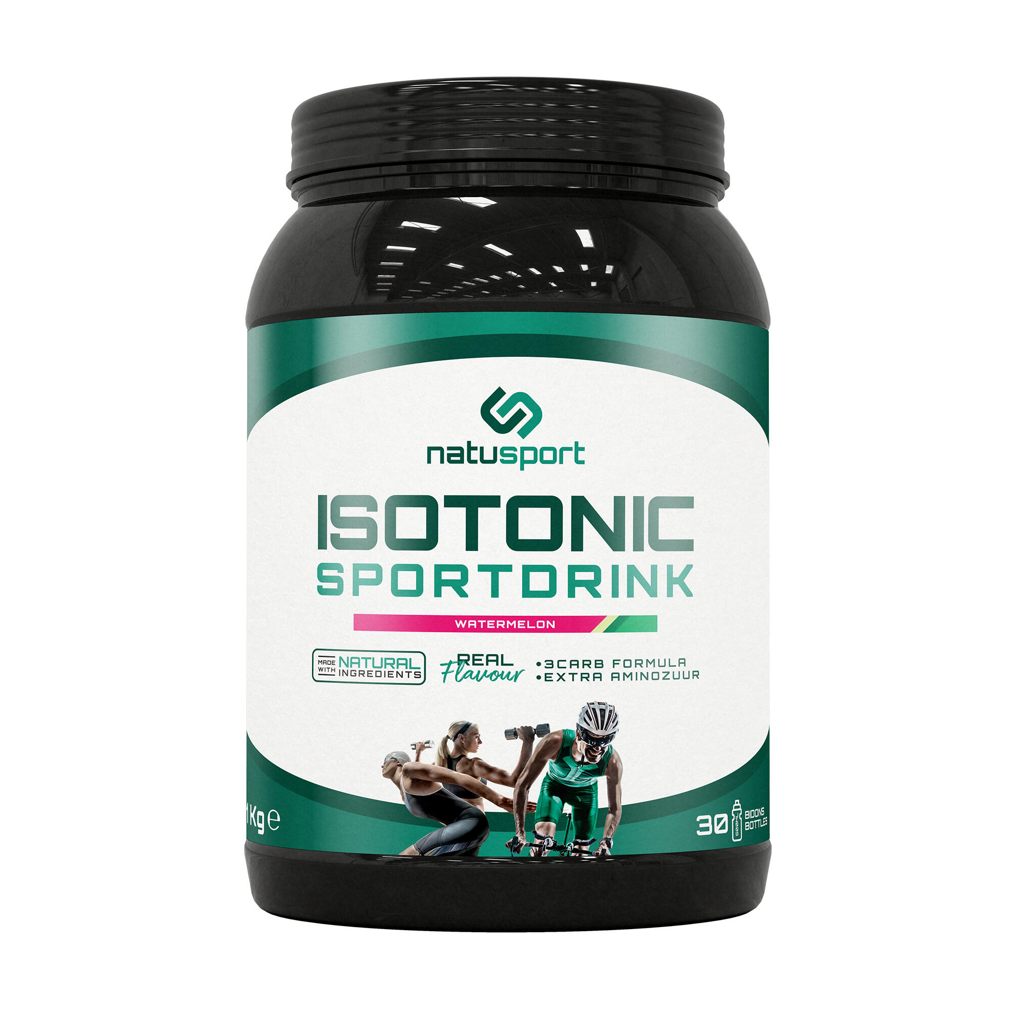 NATUSPORT Isotone Sportdrank Isotonic Sportdrink Watermelon pot 1kg