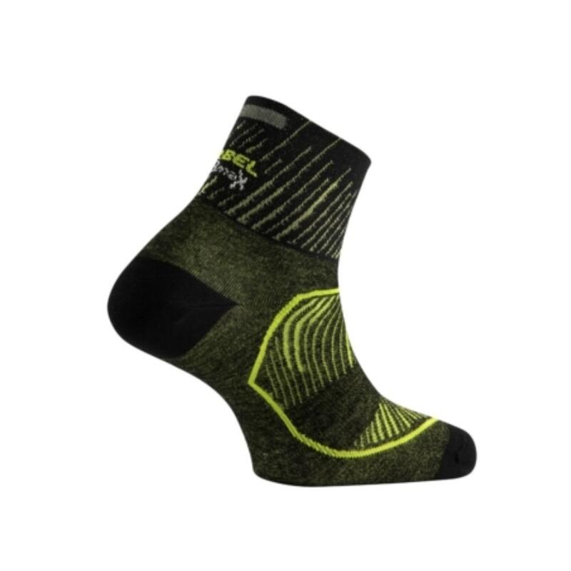 Meias Race Lyn pretas/pistachio corrida Unisex Verde LURBEL