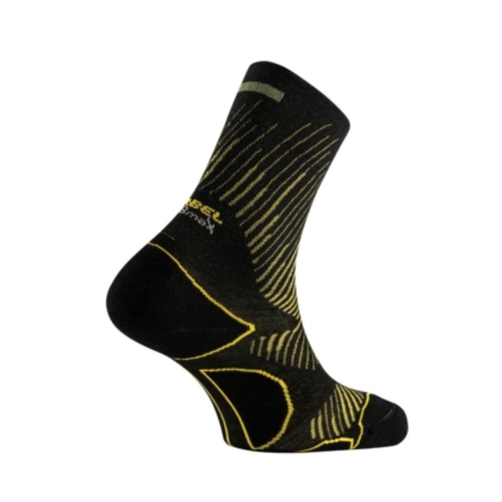 Meias Distance Lyn preto/amarelo corrida Amarelo LURBEL 2/2