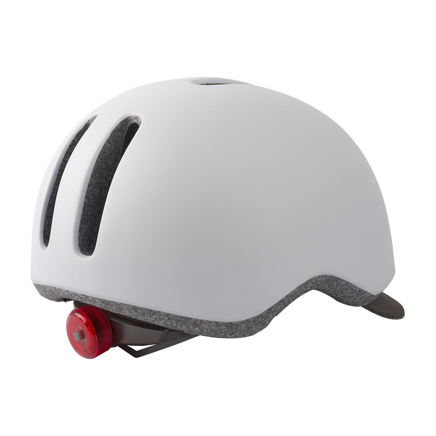 COMMUTER Casco da Ciclismo Urbano Elegante e Sicuro Bianco/Grigio 2/6