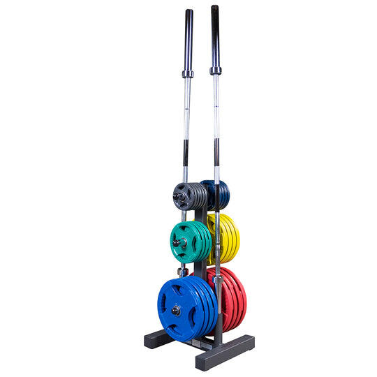 Olympic plate tree & bar holder WT46 BODYSOLID DECATHLON