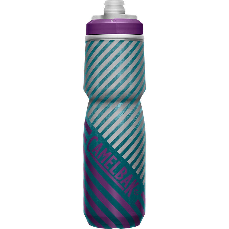 Bidon Camelbak Podium Chill Outdoor - Teal Stripe, 24OZ