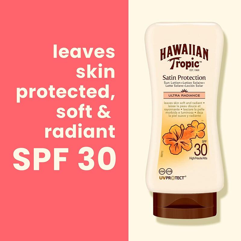 Crema Protección Solar Hawaiian Tropic Satin Protection SPF30 180ML