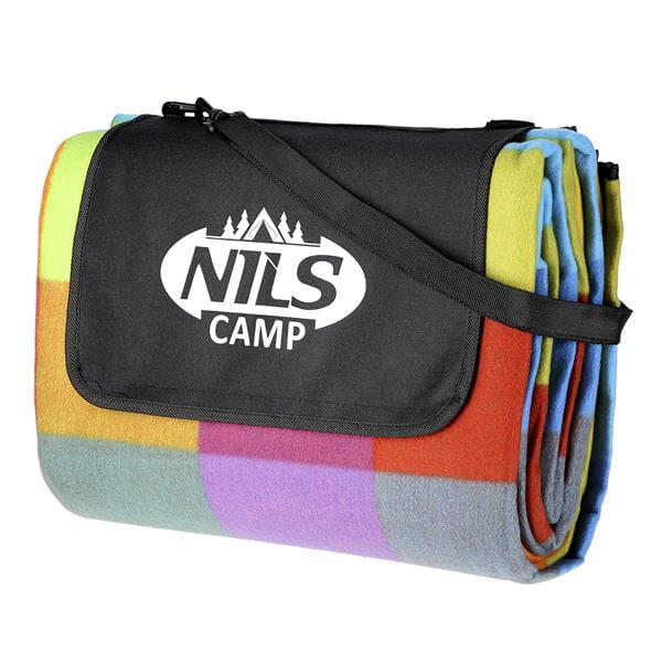 Multifunctionele picknickdeken 250 x 200 cm PE + ALU NILS CAMP NC2221 6/7