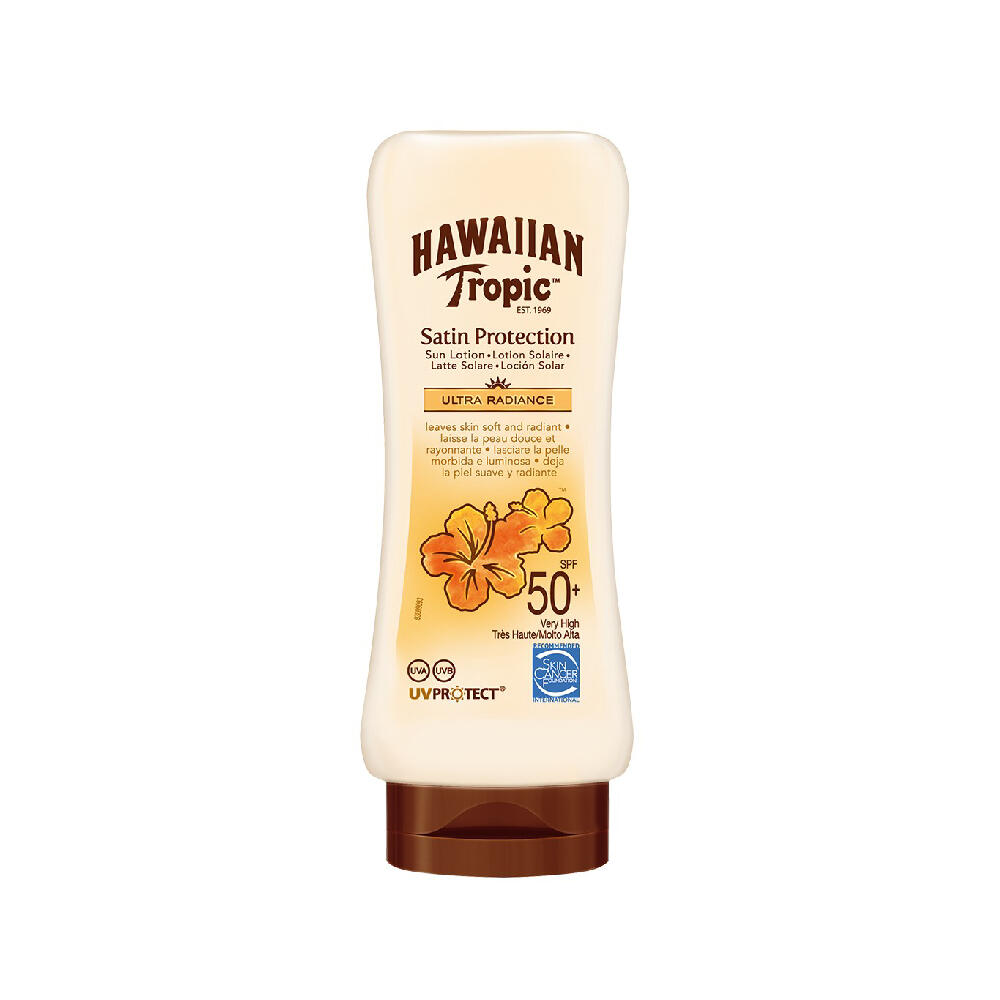 HAWAIIAN TROPIC Crema Protección Solar Hawaiian Tropic Satin SPF50+ 180ml