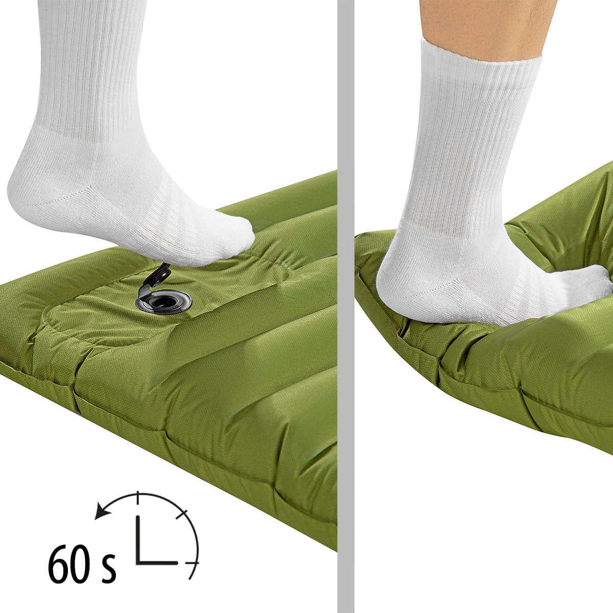 Matelas avec pompe à air intégrée Nils Camp NC4101 5/7