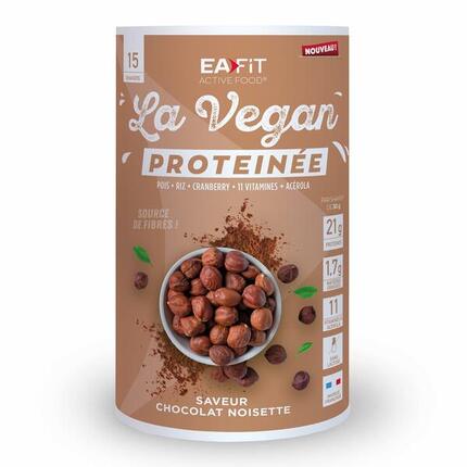 EAFIT VEGAN PROTEINEE CHOCOLAT NOISETTE - 450 g