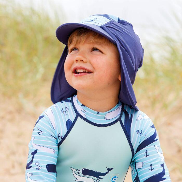 Splash About Baby Kids Legionnaire Sun Hat Vintage Moby 4/5