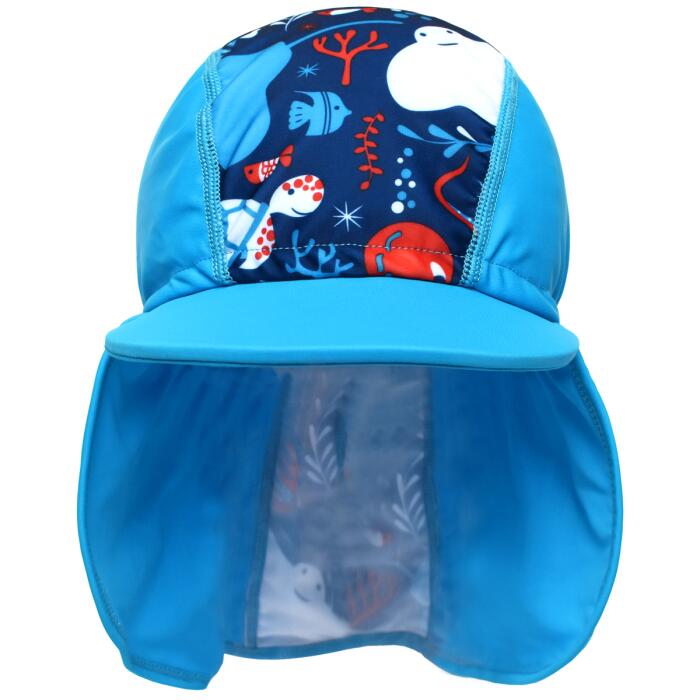 Splash About Baby Kids Legionnaire Sun Hat Under The Sea 1/6